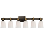 Бра Bryant Six-Light Linear Bath Sconce TOB 2154BZ/HAB-WG