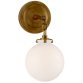 Бра Katie Small Globe Sconce TOB 2225HAB/G4-WG