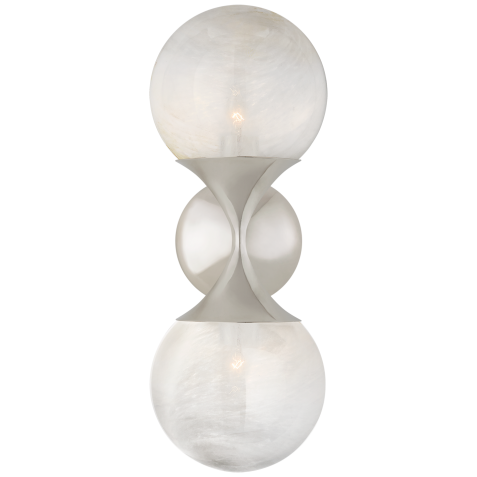 Бра Cristol Small Double Sconce ARN 2405PN-WG