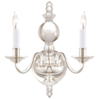 Бра George II Double Sconce CHD 1155CG/PN