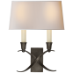 Бра Cross Bouillotte Small Sconce CHD 1190BZ-NP