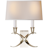 Бра Cross Bouillotte Small Sconce CHD 1190PN-NP