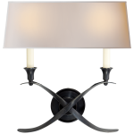 Бра Cross Bouillotte Large Sconce CHD 1191BZ-NP
