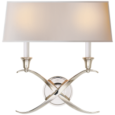 Бра Cross Bouillotte Large Sconce CHD 1191PN-NP