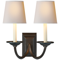 Бра Flemish Double Sconce CHD 1496AI-NP