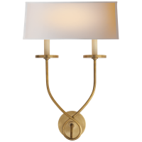 Бра Symmetric Twist Double Sconce CHD 1612AB-NP