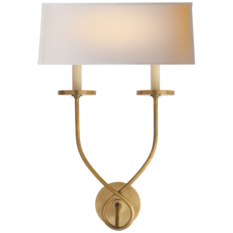 Бра Symmetric Twist Double Sconce CHD 1612AB-NP