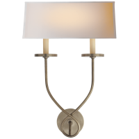 Бра Symmetric Twist Double Sconce CHD 1612AN-NP