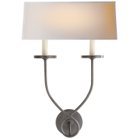 Бра Symmetric Twist Double Sconce CHD 1612BZ-NP
