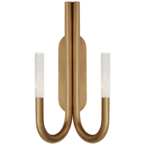 Бра Rousseau Double Wall Sconce KW 2283AB-SG