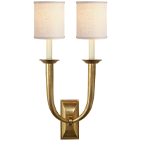 Бра French Deco Horn Double Sconce S 2021HAB-L