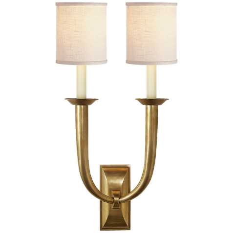 Бра French Deco Horn Double Sconce S 2021HAB-L