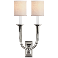 Бра French Deco Horn Double Sconce S 2021PN-L