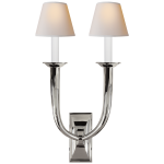 Бра French Deco Horn Double Sconce S 2021PN-NP
