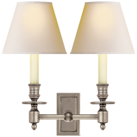 Бра French Double Library Sconce S 2212AN-NP