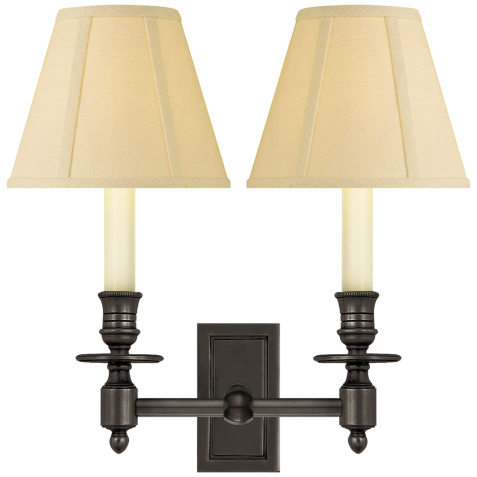 Бра French Double Library Sconce S 2212BZ-T
