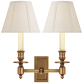 Бра French Double Library Sconce S 2212HAB-L