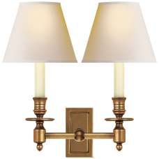 Бра French Double Library Sconce S 2212HAB-NP