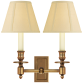 Бра French Double Library Sconce S 2212HAB-T