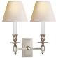 Бра French Double Library Sconce S 2212PN-NP