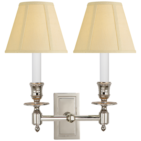 Бра French Double Library Sconce S 2212PN-T