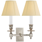 Бра French Double Library Sconce S 2212PN-T
