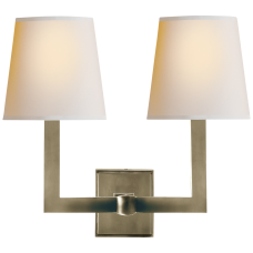 Бра Square Tube Double Sconce SL 2820AN-NP