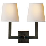 Бра Square Tube Double Sconce SL 2820BZ-NP
