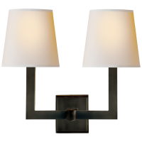 Бра Square Tube Double Sconce SL 2820BZ-NP