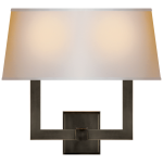 Бра Square Tube Double Sconce SL 2820BZ-NP2
