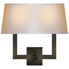 Бра Square Tube Double Sconce SL 2820BZ-NP2