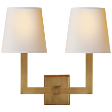 Бра Square Tube Double Sconce SL 2820HAB-NP
