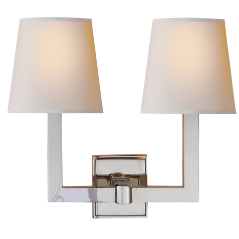 Бра Square Tube Double Sconce SL 2820PN-NP