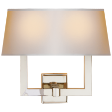 Бра Square Tube Double Sconce SL 2820PN-NP2