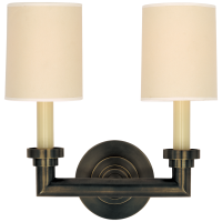 Бра Wilton Double Sconce SL 2846BZ-NP