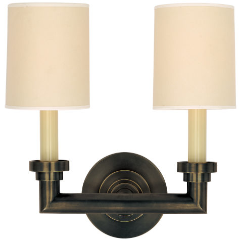 Бра Wilton Double Sconce SL 2846BZ-NP