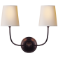 Бра Vendome Double Sconce TOB 2008BZ-NP