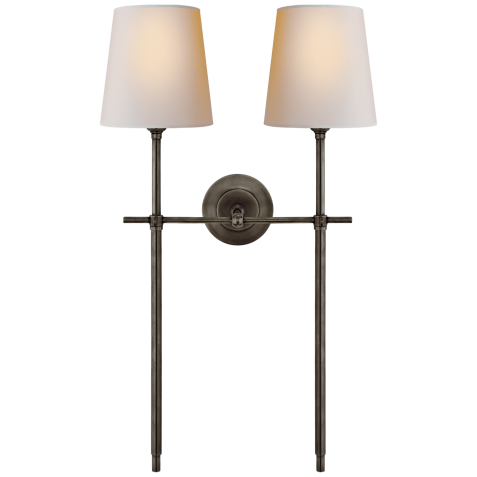Бра Bryant Large Double Tail Sconce TOB 2025BZ-NP