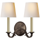 Бра Channing Double Sconce TOB 2121BZ-NP