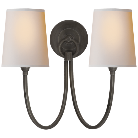 Бра Reed Double Sconce TOB 2126BZ-NP