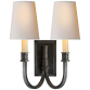 Бра Modern Library Double Sconce TOB 2328BZ-NP