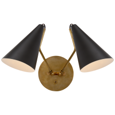 Бра Clemente Double Sconce ARN 2059HAB-BLK