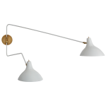 Бра Charlton Large Double Wall Light ARN 2072WHT