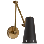 Бра Antonio Adjustable Two Arm Wall Lamp TOB 2066HAB-BLK