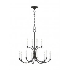 Westerly 12 - Light Chandelier CC10612SMS