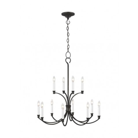 Westerly 12 - Light Chandelier CC10612SMS