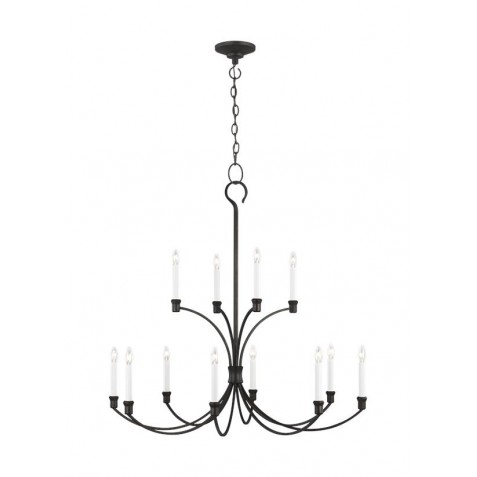 Westerly 12 - Light Chandelier CC10712SMS