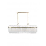 Beckett 7 - Light Linear Chandelier CC1307BBS