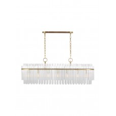 Beckett 7 - Light Linear Chandelier CC1307BBS