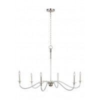 Hanover 6 - Light Small Chandelier CC1326PN